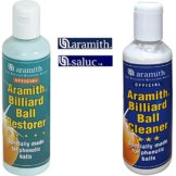 Aramith Billiard Ball Restore Kombination A Aramith Billiard Ball Cleaner, Paar Reinigungsmittel Flüssigkeiten für Bilie fenoliche für Billard. Flaschen 250 ml. - 1