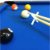 Billardtisch 8 ft Modell VINTAGE Blaumen FULL OPTIONAL Billard Billard-Spiel Messung 220 x 110 cm neue - 6