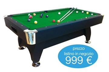 Billardtisch Pool Billard Tisch grün mit Zubehör robust 145 kg 7 ft schnelle Lieferung 2 Jahre Garantie - 2