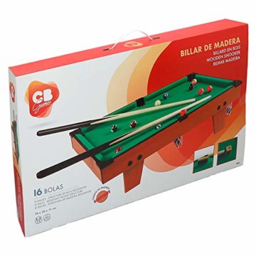 COLORBABY – Amerikanischen Billard aus Holz 63 x 37 x 15 cm (43269) - 4