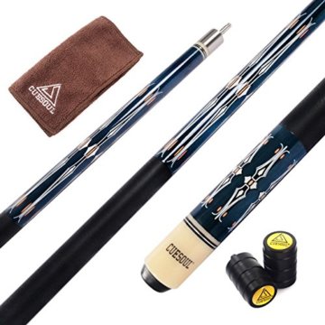 CUESOUL 57 Zoll Queue mit 13mm Cue Tipps (CSPC019) - 1