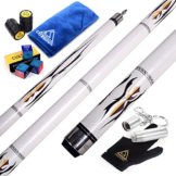 CUESOUL 58 "2 Piece Maple Billiard Queue 19 Unzen U101 - 1