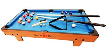 Exklusiver Mini Billardtisch GamePoint in Farbe Königsblau, Größe ca. 92x52x20 cm - Angebot ! - 3