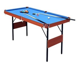 HLC Klappbar 140*74*80 CM Billiardtisch Pooltisch Snooker Tischspiel - 1