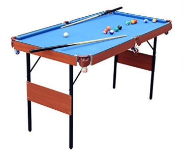 HLC Klappbar 140*74*80 CM Billiardtisch Pooltisch Snooker Tischspiel - 4