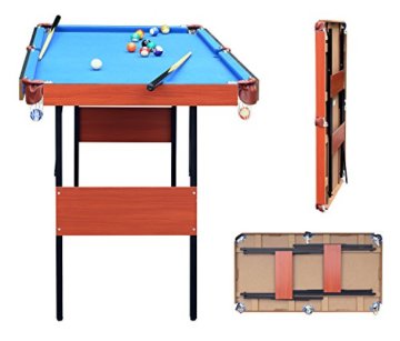 HLC Klappbar 140*74*80 CM Billiardtisch Pooltisch Snooker Tischspiel - 9