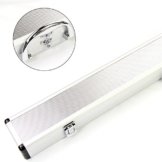 Jonny 8 Ball Koffer für Billardqueue, strukturiertes Aluminium, für 2-teiligen Queue - 1