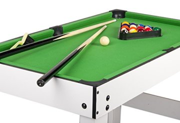 Leomark Multigame Spieletisch Billiard Hockey Tischtennis 4in1  Multifunktionstisch Multiplayer Inkl. Komplettem Zubehör Ab 8 Jahre - 3