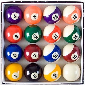 Maxstore Billard - Zubehörset ALL IN ONE - Komplettset inkl. 5 Queues, Billardkugeln, Dreieck und diversen Extras, Zubehör Set, Pool, Snooker, schadstoffgeprüft - 3