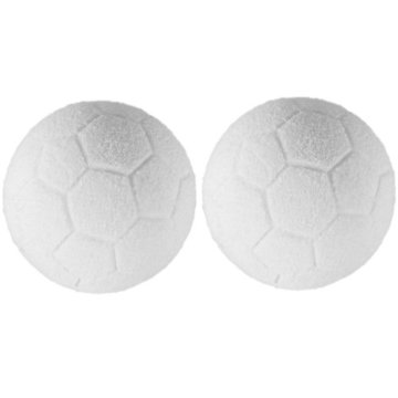 Maxstore Tischfussball „Glasgow“, 4 Dekore: Holz/Schwarz / Blau/Soccer, inkl. 2 Bälle, 2 Getränkehalter, höhenverstellbare Füße, hochgezogene Spielfeldecken, Tischkicker, Kicker, Kickertisch - 9