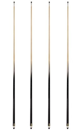 Premiergames 4 Billardqueues und 10 Schraubleder im Set (Queuelänge wählbar: 100, 110, 120, 130, 140cm) - 1