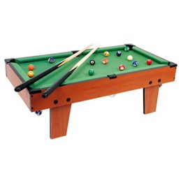 Tischbillard Maxi aus Holz, ideal zum Mitnehmen, schult spielerisch die Hand-Augen-Koordination, für kleine und große Billard-Fans ab 5 Jahre - 1