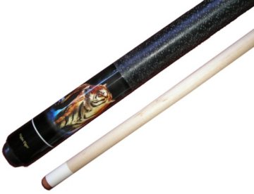 Top-Angebot!!! Billardqueue Night Tiger, Länge ca. 147 cm, 2-tlg. + Köcher Karella 1/1 schwarz - 3